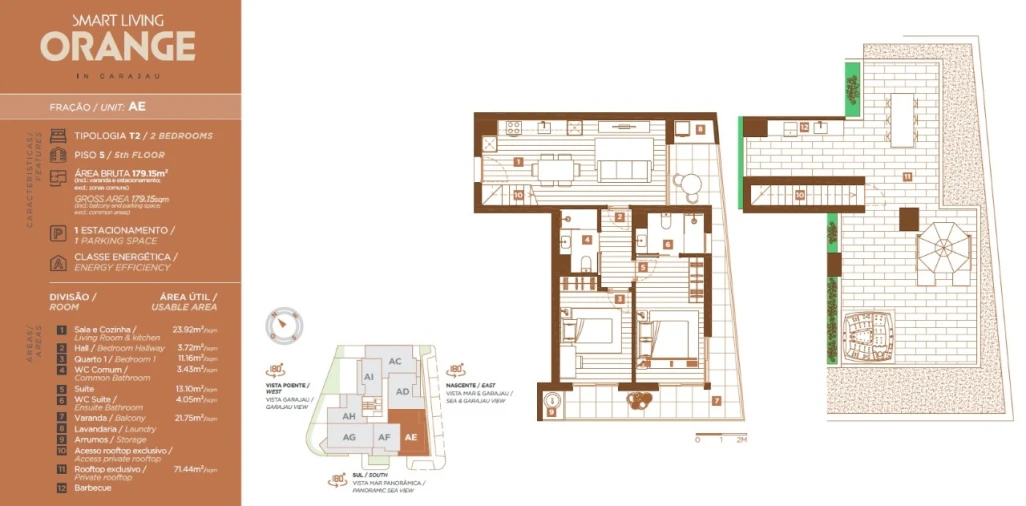 Apartamento T2 para Venda em Caniço Planta 1
