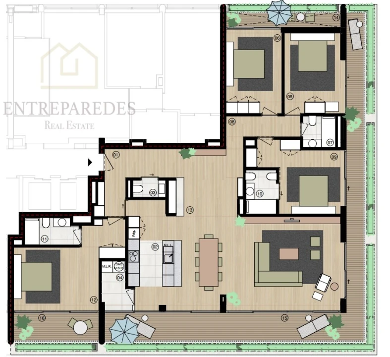 Apartamento T4 para Venda em Matosinhos e Leça da Palmeira Foto 14