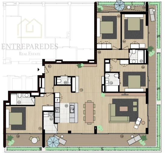 Apartamento T4 para Venda em Matosinhos e Leça da Palmeira Foto 14