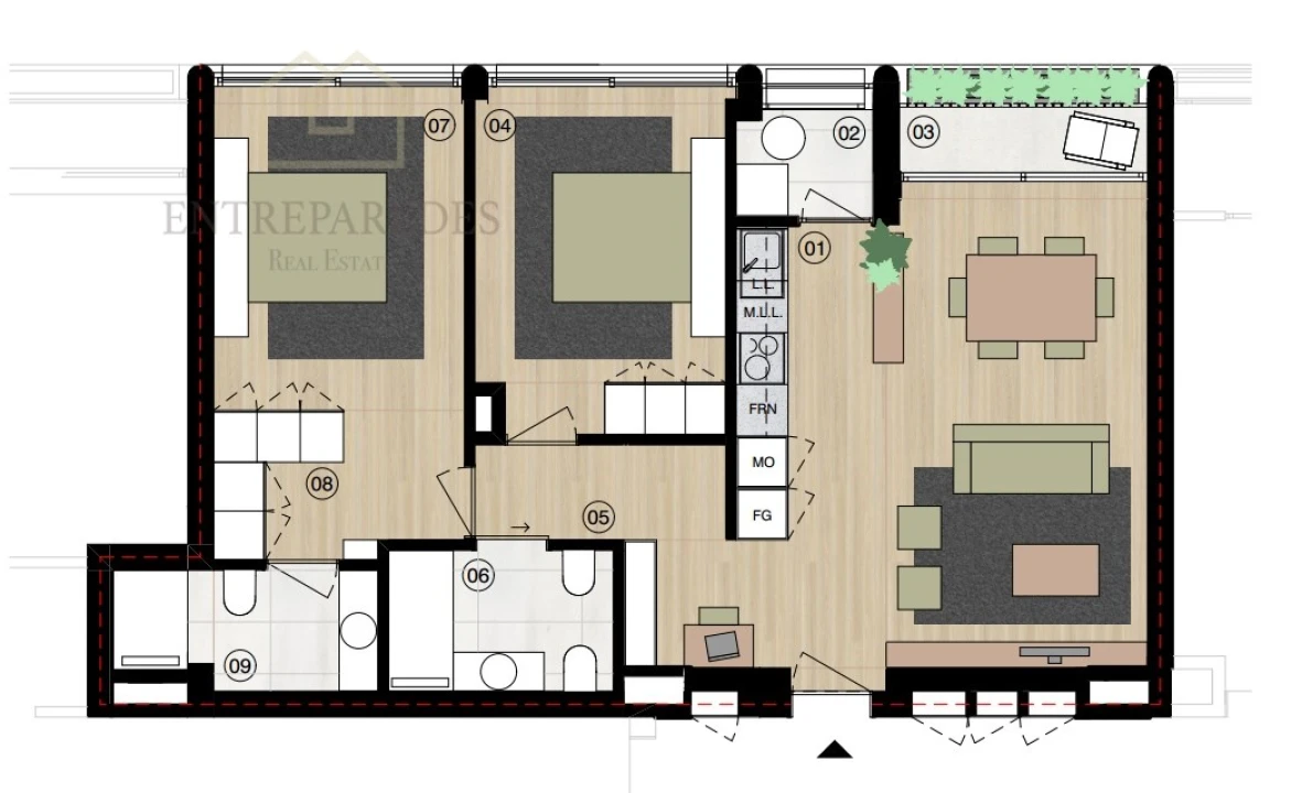 Apartamento T2 para Venda em Matosinhos e Leça da Palmeira Foto 16