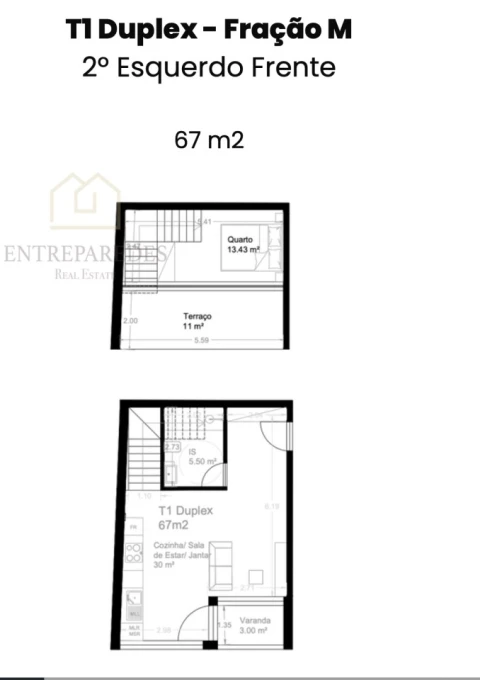 Apartamento T1 para Venda em Custóias, Leça do Balio e Guifões