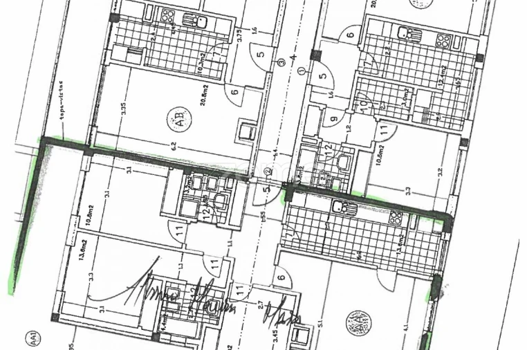 Apartamento T3 para Venda em Castêlo da Maia Planta 1