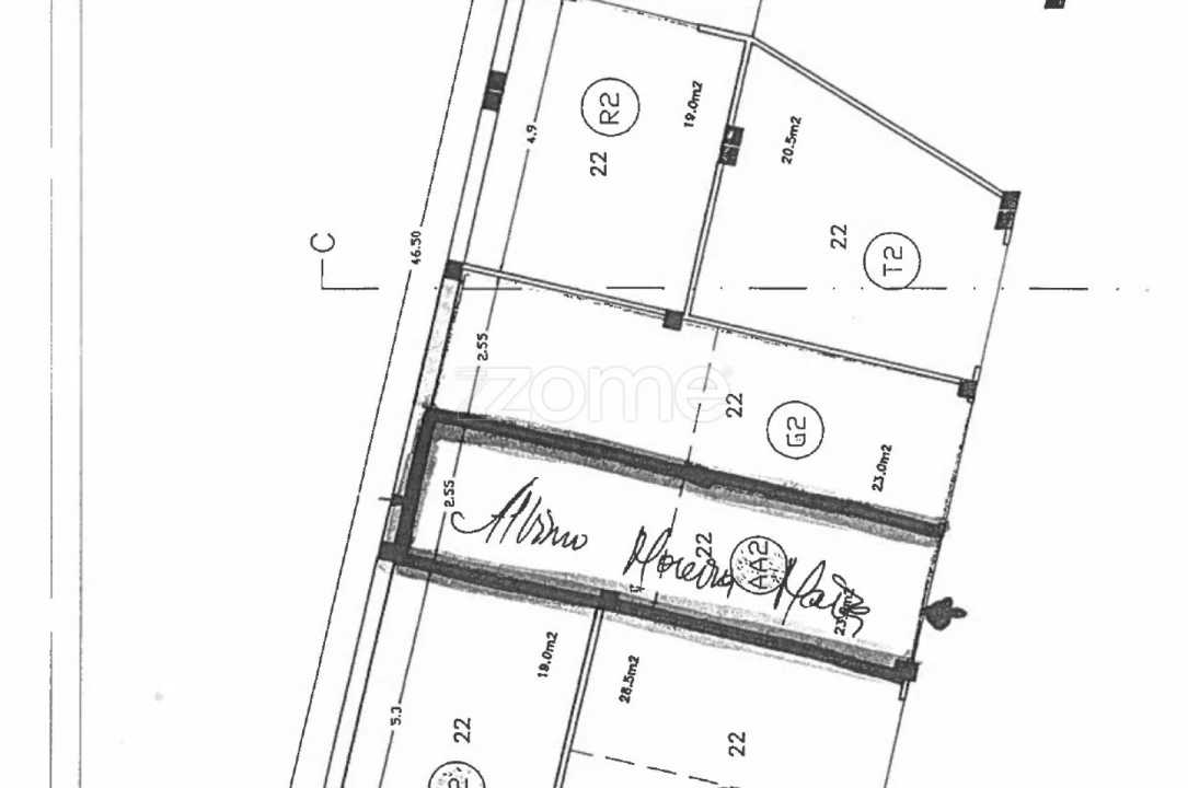 Apartamento T3 para Venda em Castêlo da Maia Planta 2