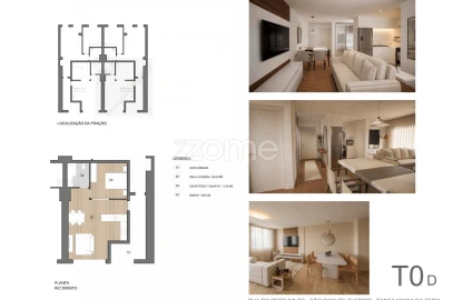 Apartamento T1 para Venda em São Paio de Oleiros
