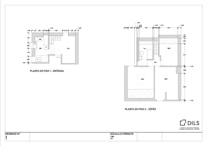 Apartamento T3 para Venda em Ajuda Planta 1