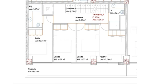 Apartamento T4 para Venda em Ramalde