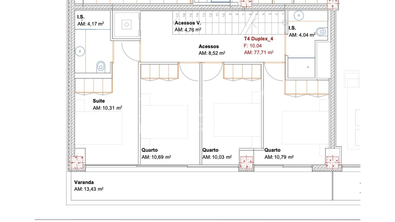 Apartamento T4 para Venda em Ramalde Foto 27