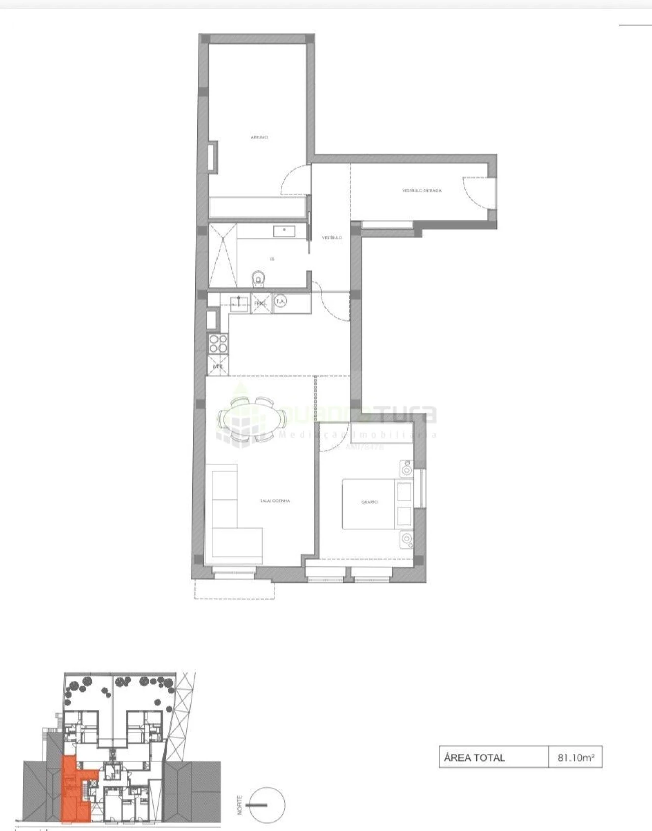 Apartamento T2 para Venda em Bonfim Foto 3