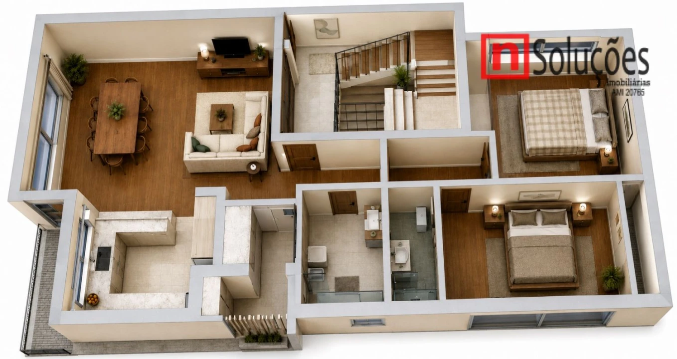 Apartamento T2 para Venda em Casal de Cambra Foto 21