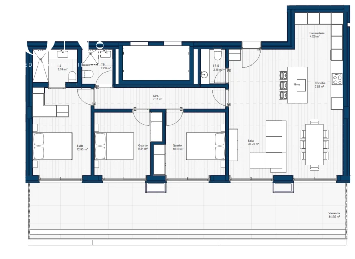 Apartamento T3 para Venda em Canidelo Foto 8