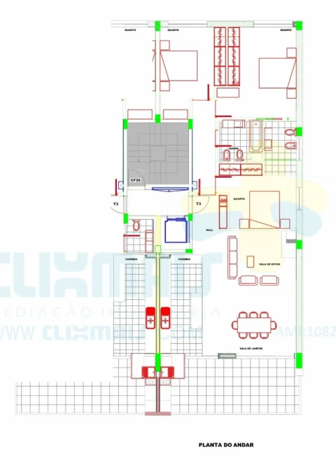 Apartamento T3 para Arrendamento em Nogueira, Fraião e Lamaçães