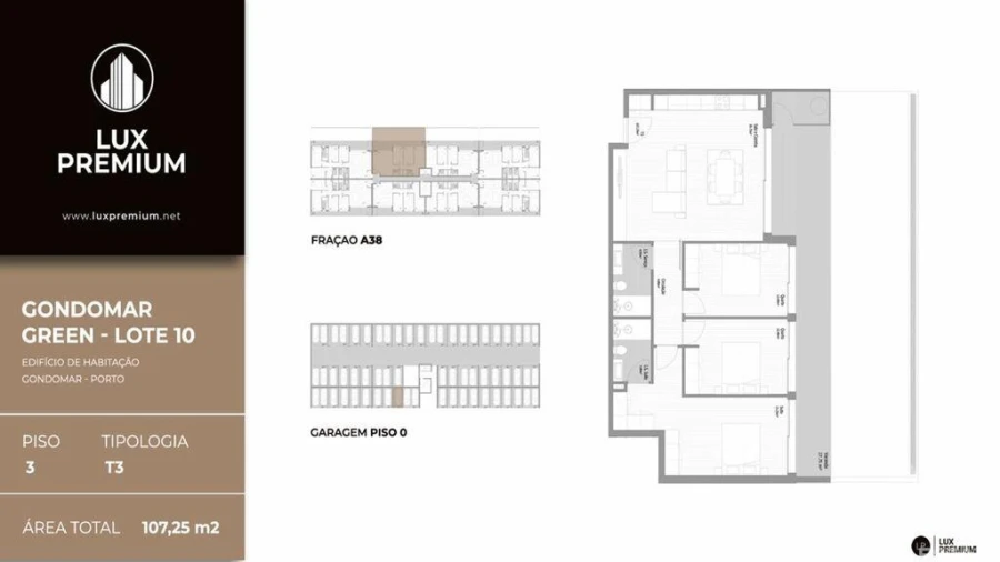 Apartamento T3 para Venda em Fânzeres e São Pedro da Cova Foto 7