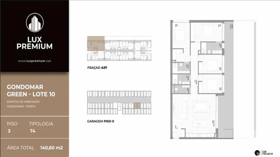 Apartamento T4 para Venda em Fânzeres e São Pedro da Cova Foto 10
