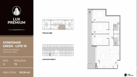 Apartamento T3 para Venda em Fânzeres e São Pedro da Cova