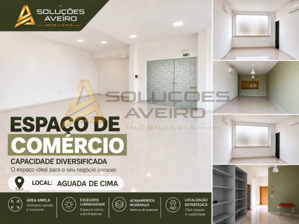 Loja para Arrendamento em Aguada de Cima Foto 1