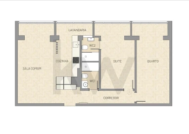 Apartamento T2 para Venda em Benfica