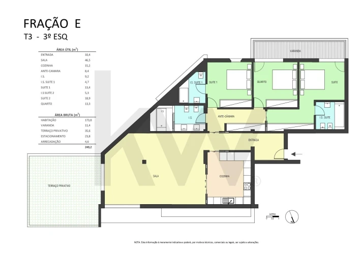 Apartamento T3 para Venda em Santa Clara Foto 29