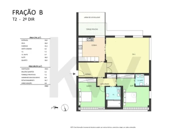 Apartamento T2 para Venda em Santa Clara