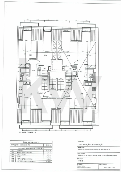 Apartamento T3 para Venda em Estrela