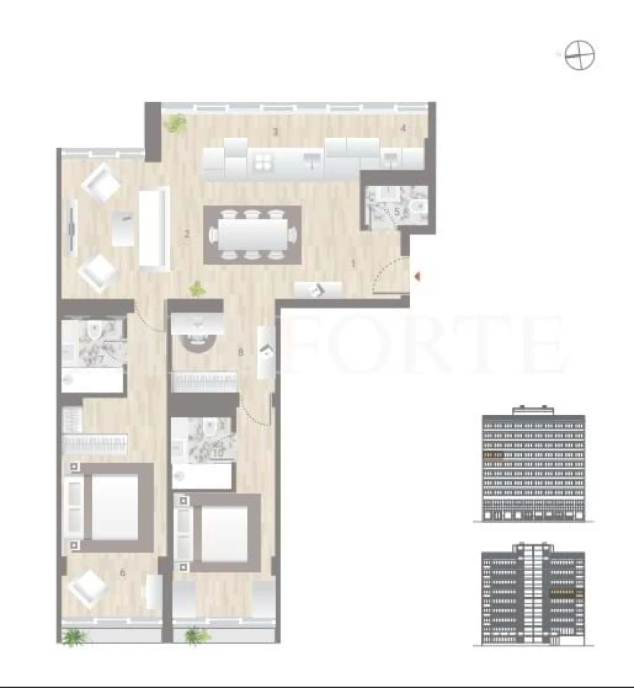 Apartamento T2 para Venda em Estrela Planta 1