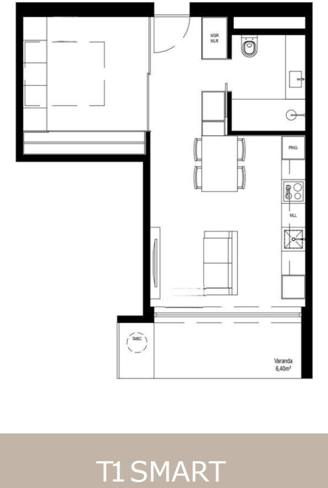 Apartamento para Venda em Santa Marinha e São Pedro da Afurada Planta 2