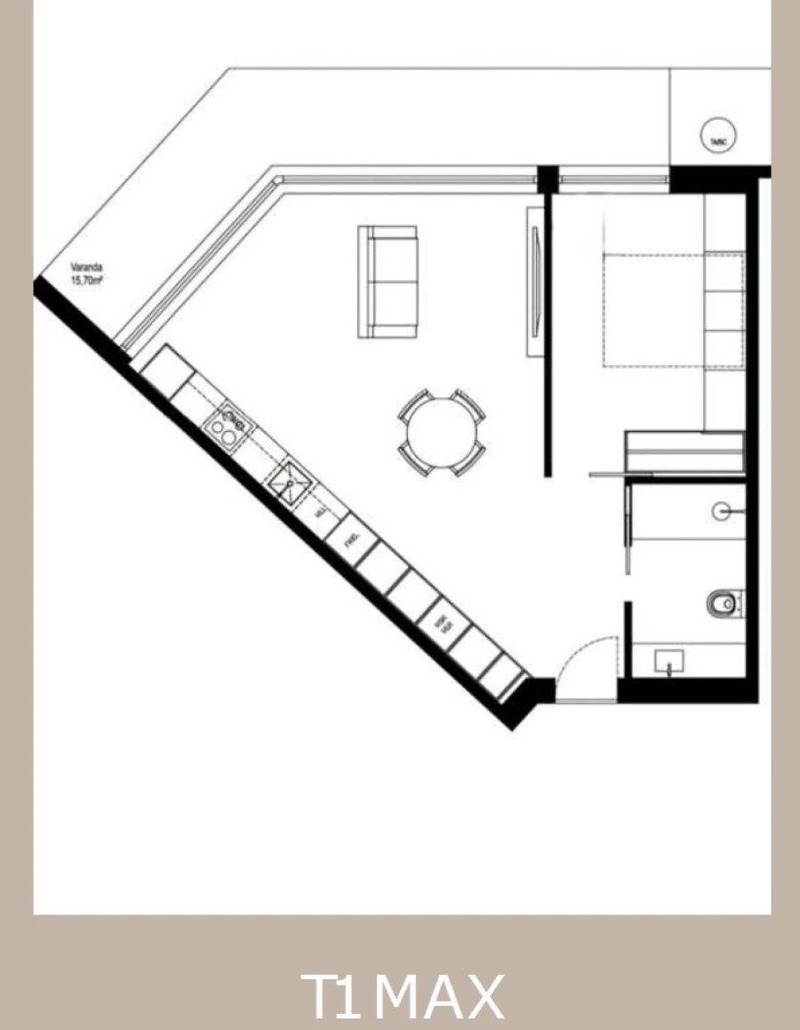 Apartamento para Venda em Santa Marinha e São Pedro da Afurada Planta 4