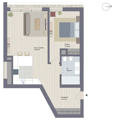 Apartamento T1 para Venda em Seixal, Arrentela e Aldeia de Paio Pires