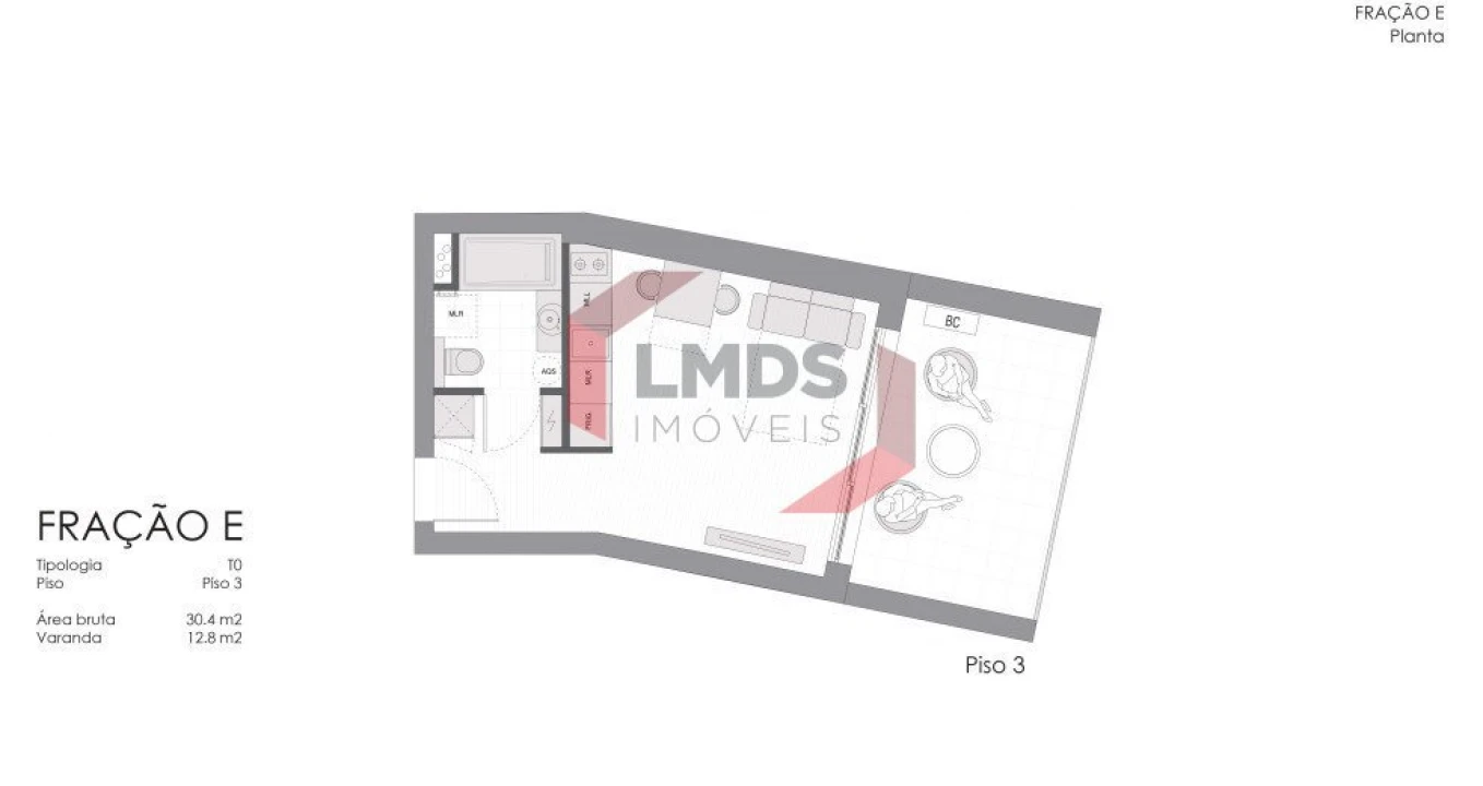Apartamento T0 para Venda em Bonfim Foto 3