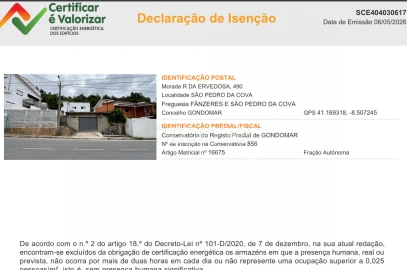 Terreno Comércio / Armazém para Venda em Fânzeres e São Pedro da Cova