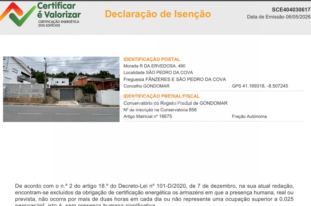 Terreno Comércio / Armazém para Venda em Fânzeres e São Pedro da Cova Foto 21