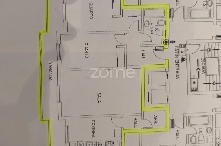 Apartamento T2 para Venda em Estômbar e Parchal Planta 1