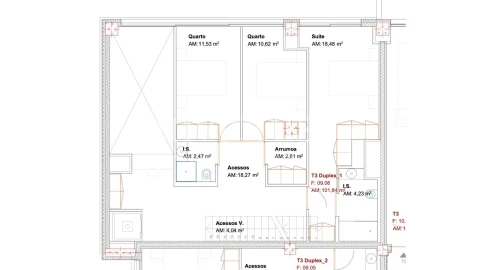 Apartamento T3 para Venda em Ramalde