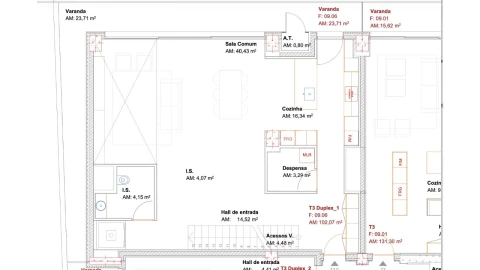 Apartamento T3 para Venda em Ramalde