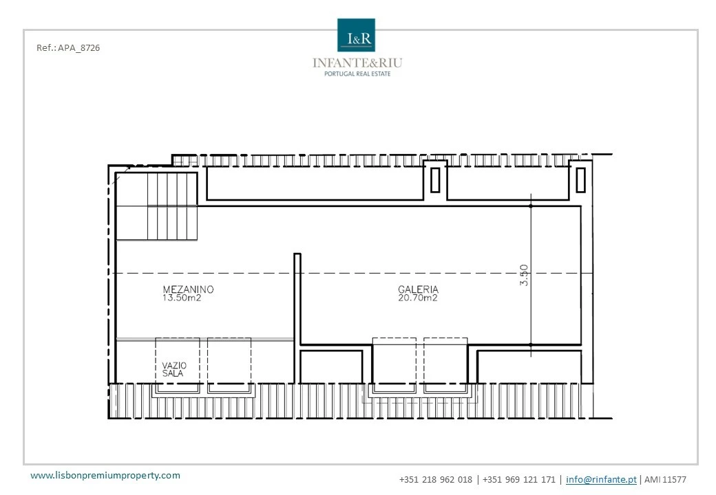 Apartamento T3 para Venda em Carcavelos e Parede Planta 2