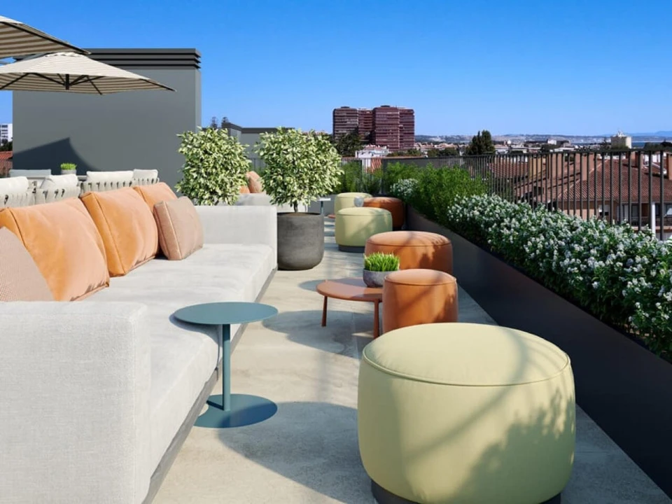 Apartamento T1 para Venda em Carcavelos e Parede Foto 19