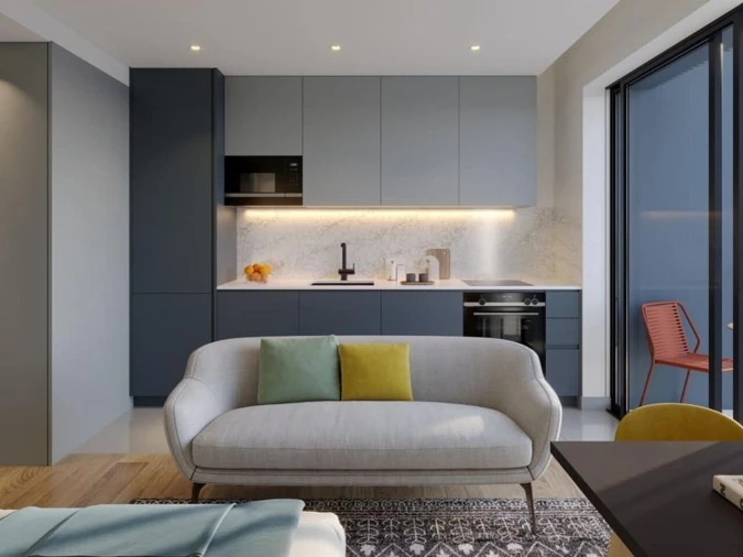 Apartamento T1 para Venda em Carcavelos e Parede Foto 13