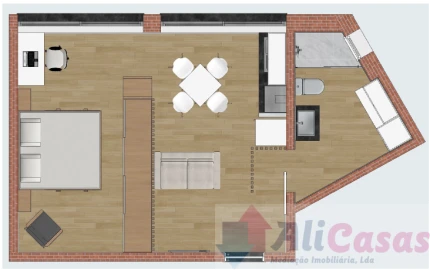 Apartamento T0 para Venda em Esmoriz