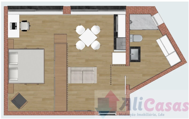 Apartamento T0 para Venda em Esmoriz Foto 13