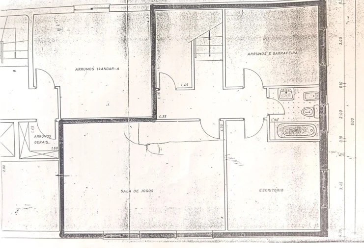 Apartamento T6 para Venda em Glória e Vera Cruz Planta 2