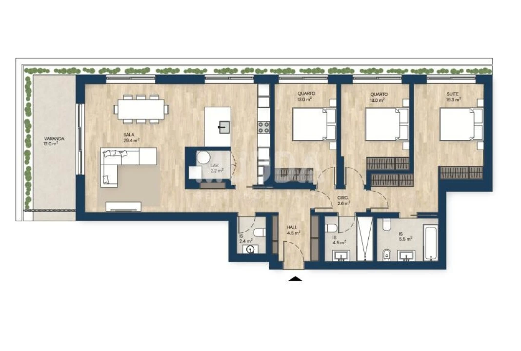 Apartamento T3 para Venda em Santa Marinha e São Pedro da Afurada Foto 4
