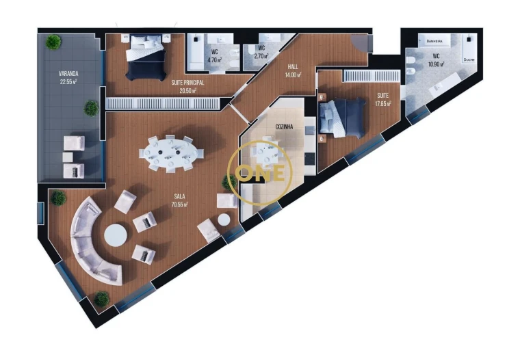 Apartamento T2 para Venda em São Martinho Foto 37
