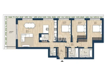 Apartamento T3 para Venda em Santa Marinha e São Pedro da Afurada