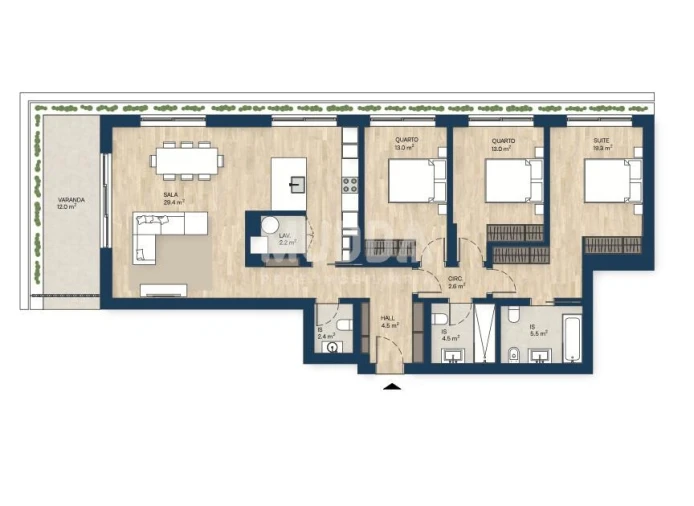 Apartamento T3 para Venda em Santa Marinha e São Pedro da Afurada Foto 10