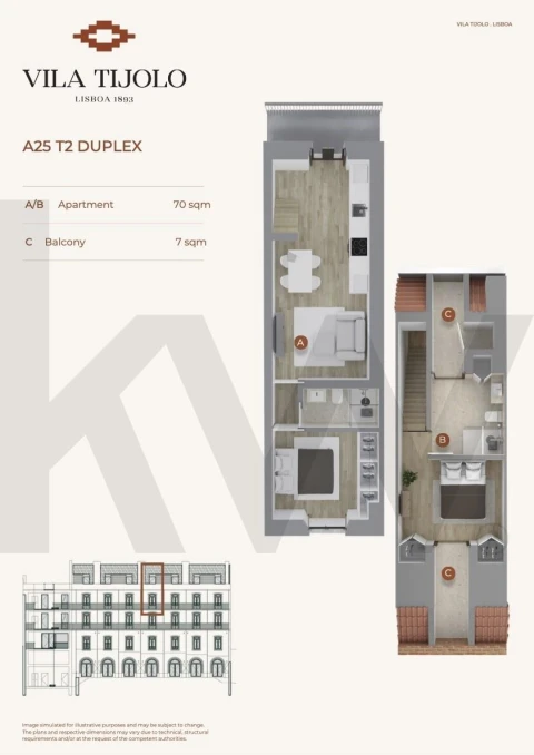 Apartamento T2 para Venda em Estrela