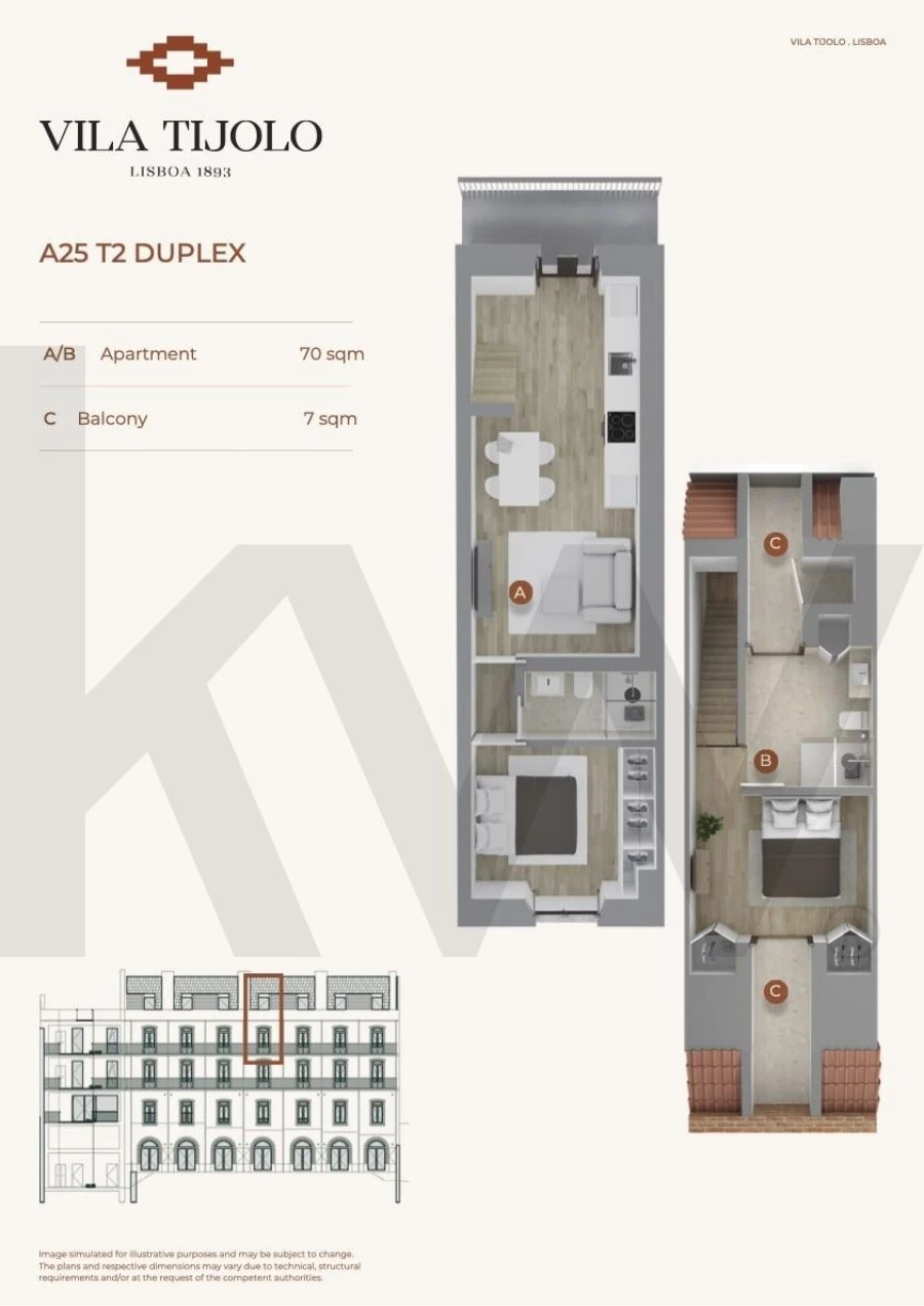 Apartamento T2 para Venda em Estrela Foto 14