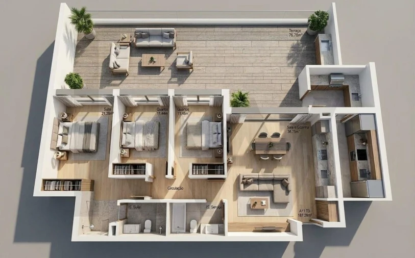 Apartamento T3 para Venda em Fânzeres e São Pedro da Cova Foto 16