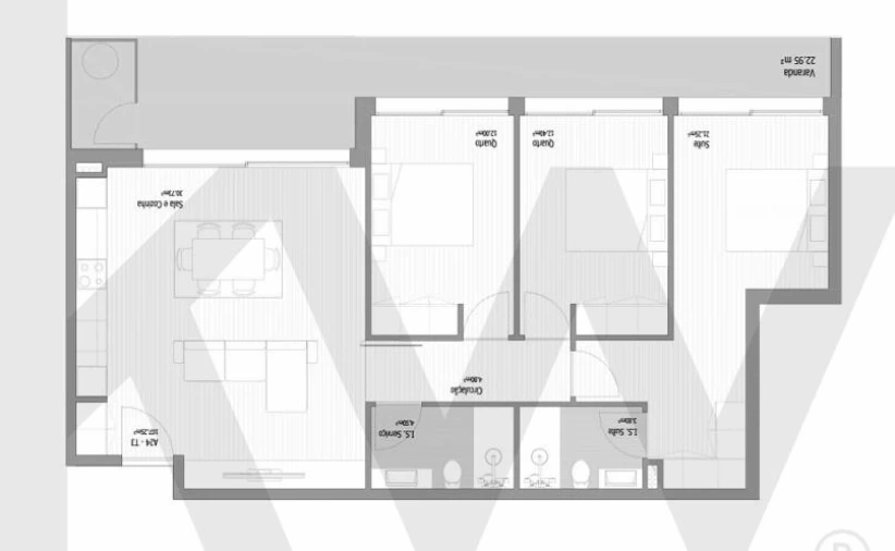 Apartamento T3 para Venda em Fânzeres e São Pedro da Cova Foto 16