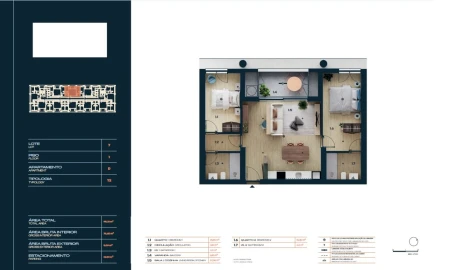 Apartamento T2 para Venda em Moreira