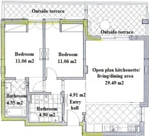 Apartamento T2 para Venda em Tavira (Santa Maria e Santiago)
