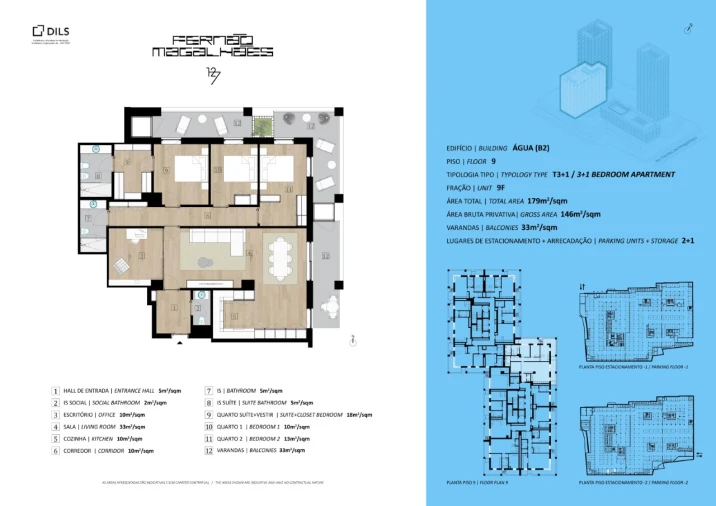Apartamento T3 para Venda em Campanhã Planta 1